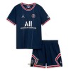 Officiële Voetbalshirt + Korte Broek Paris Saint-Germain Thuis 2021-22 - Kids